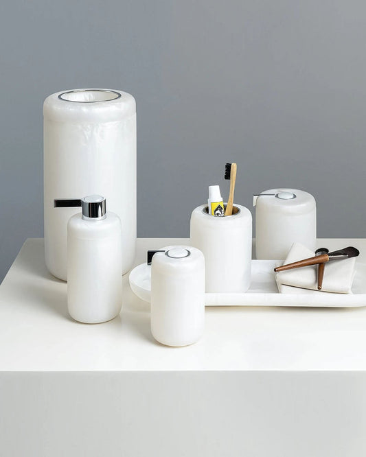 Vallvé Botton swabs holder in Pearl resin – photo 1