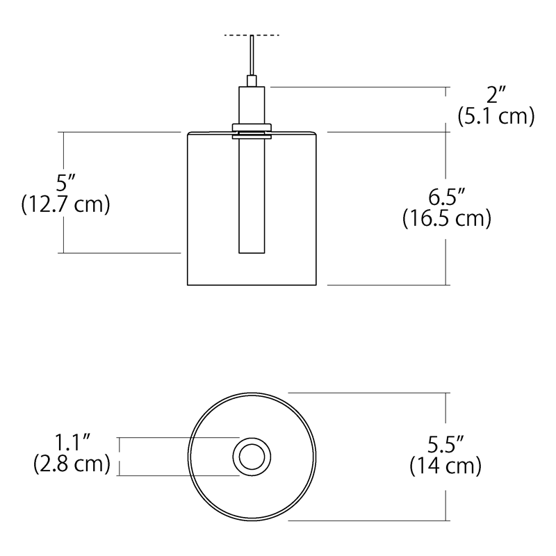BlackJack Lighting Velo Pendant Light
