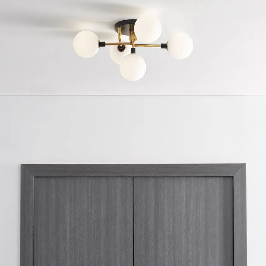 Ceiling Light 5 Globe Flush Mount LED by Visual & Comfort & Co