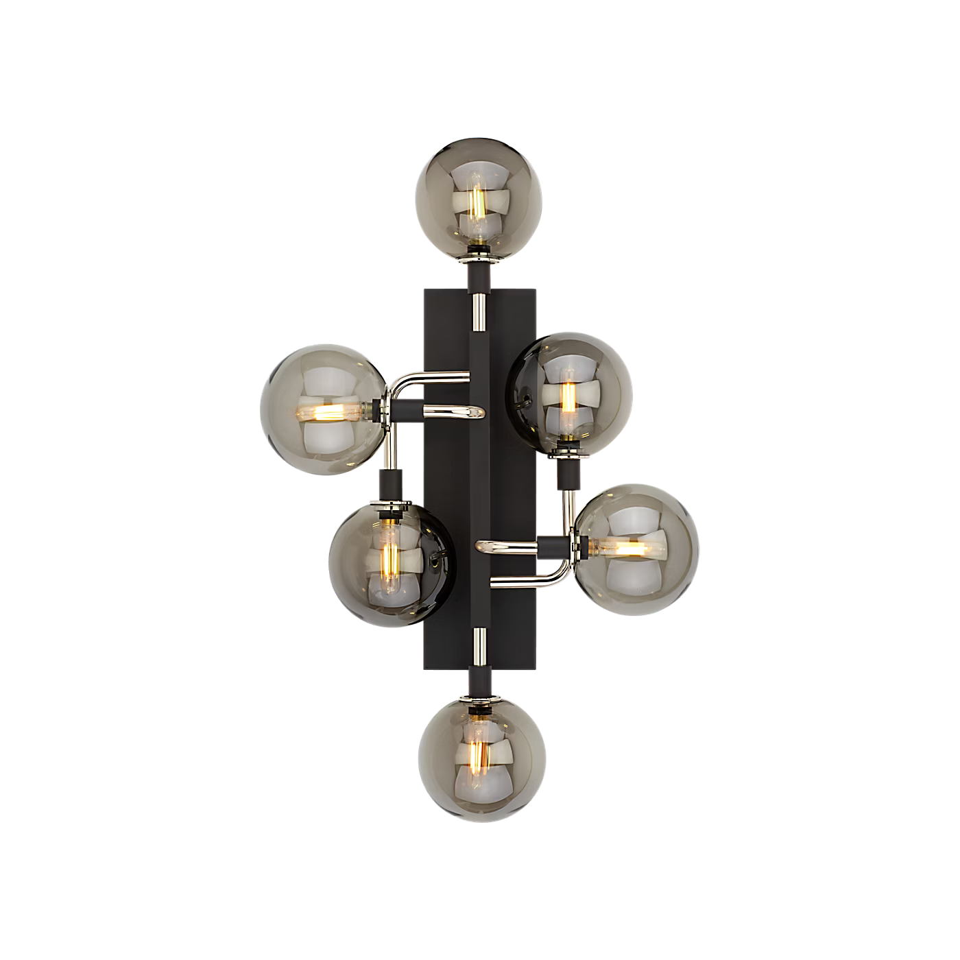 Viaggio 5 Light LED Glass Globe Wall Sconce by Visual & Comfort & Co