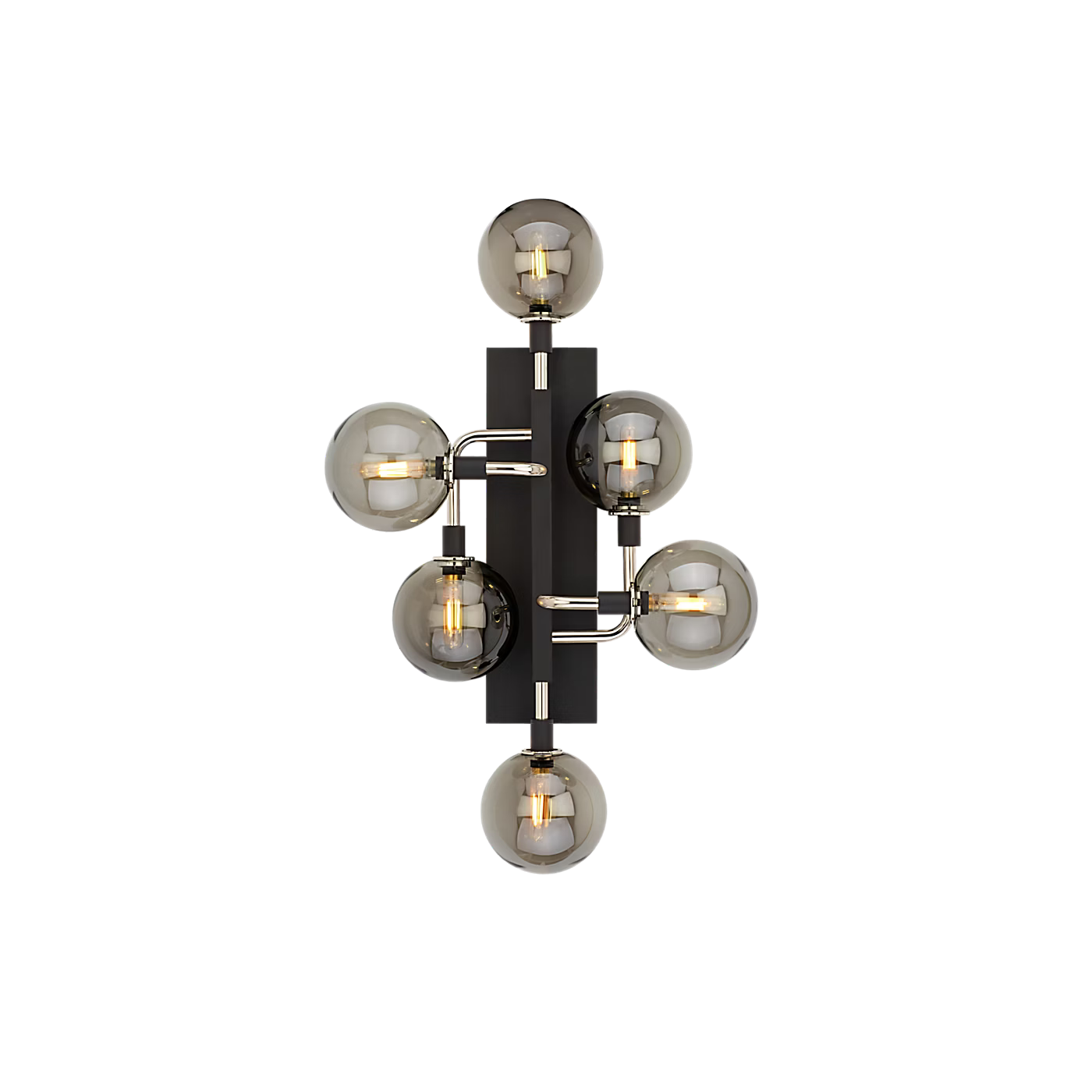 Viaggio 5 Light LED Glass Globe Wall Sconce by Visual & Comfort & Co