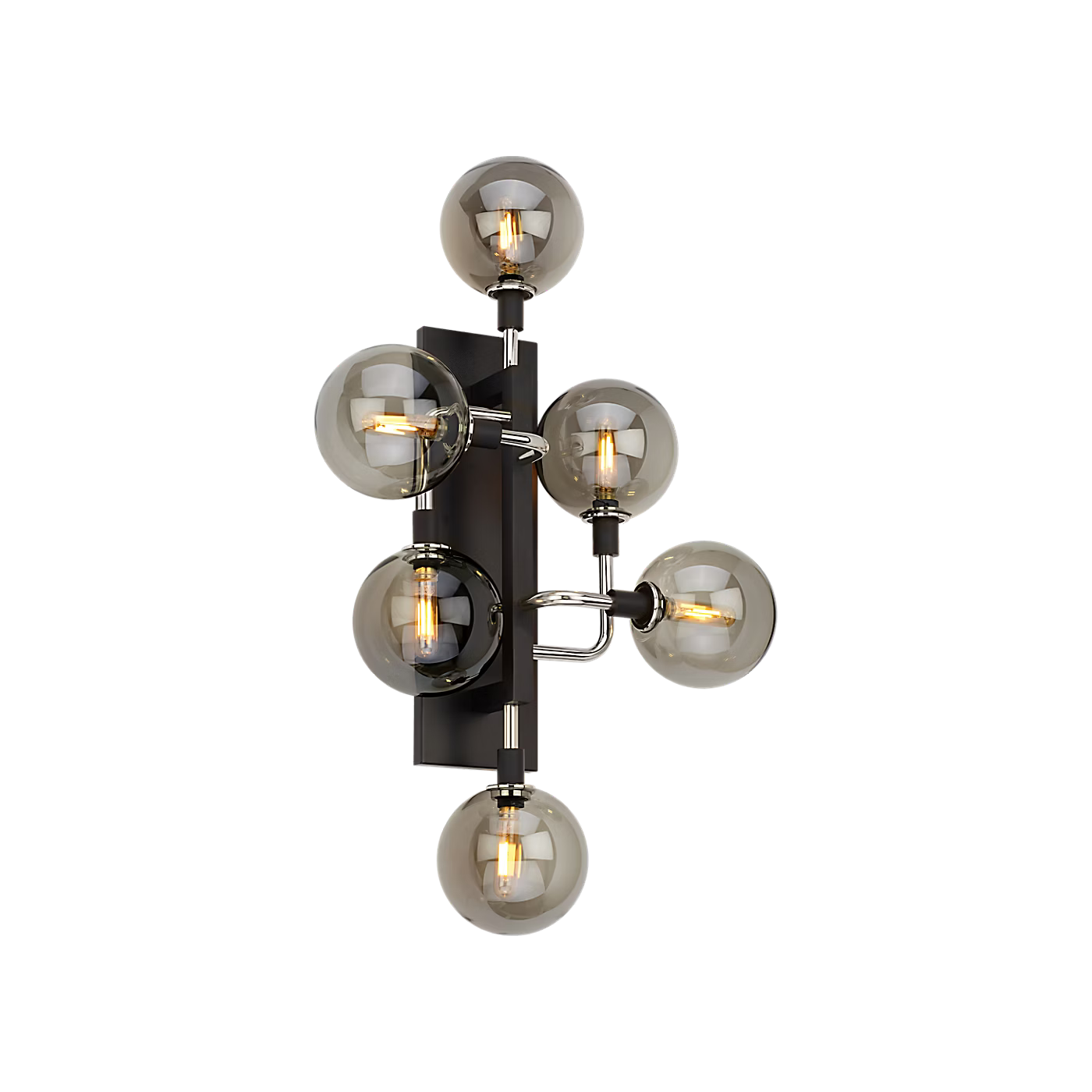 Viaggio 5 Light LED Glass Globe Wall Sconce by Visual & Comfort & Co