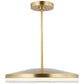 Visual Comfort Wyatt 16In Led Pendant Light Natural Brass
