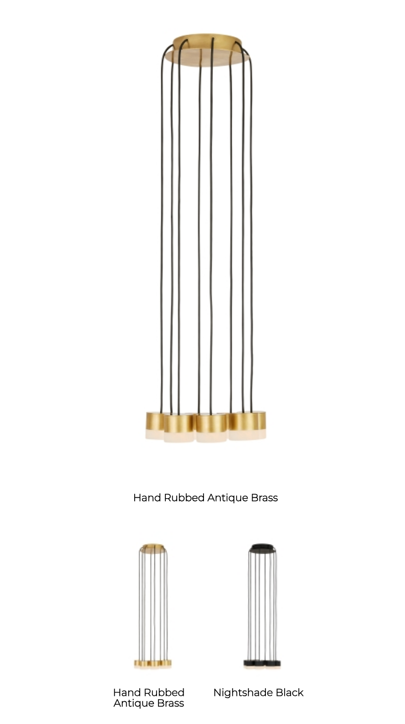Alabaster 18 Light Pendant Chandelier LED by Visual & Comfort & Co