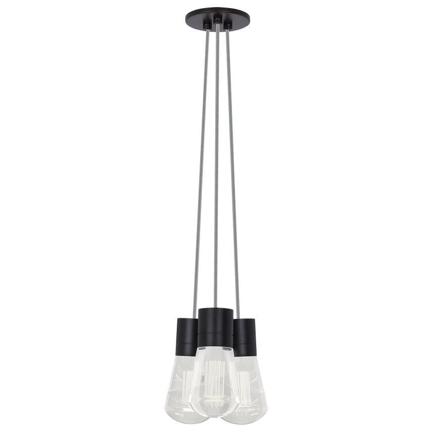 Alva 3 Light LED Chandelier Edison Style by Visual & Comfort & Co