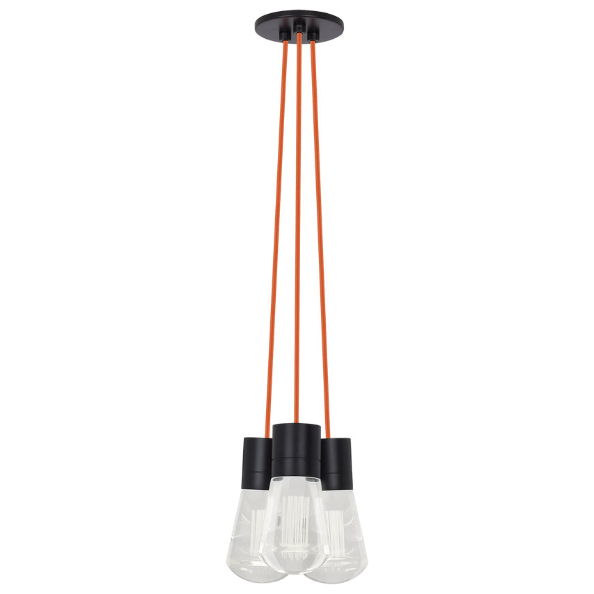 Alva 3 Light LED Chandelier Edison Style by Visual & Comfort & Co