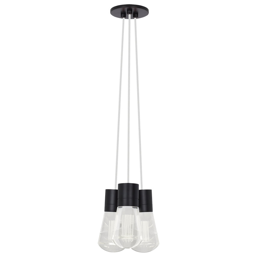 Alva 3 Light LED Chandelier Edison Style by Visual & Comfort & Co