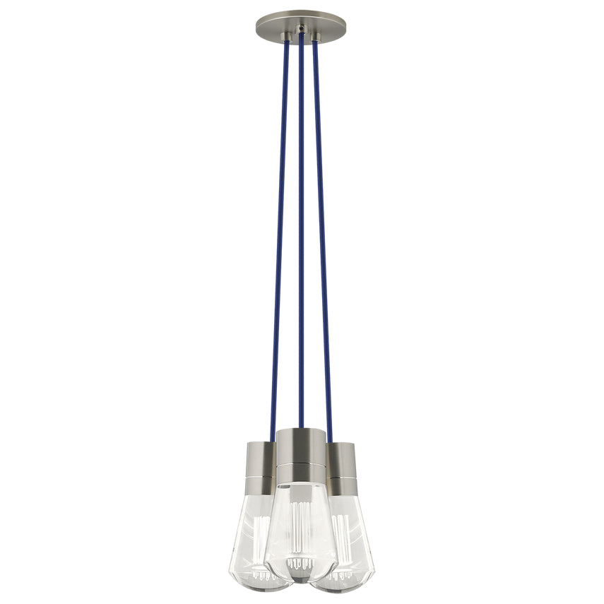 Alva 3 Light LED Chandelier Edison Style by Visual & Comfort & Co