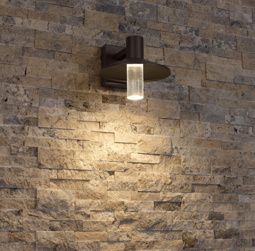 Bronze Ash 8 Industrial Outdoor Sconce by Visual & Comfort & Co
