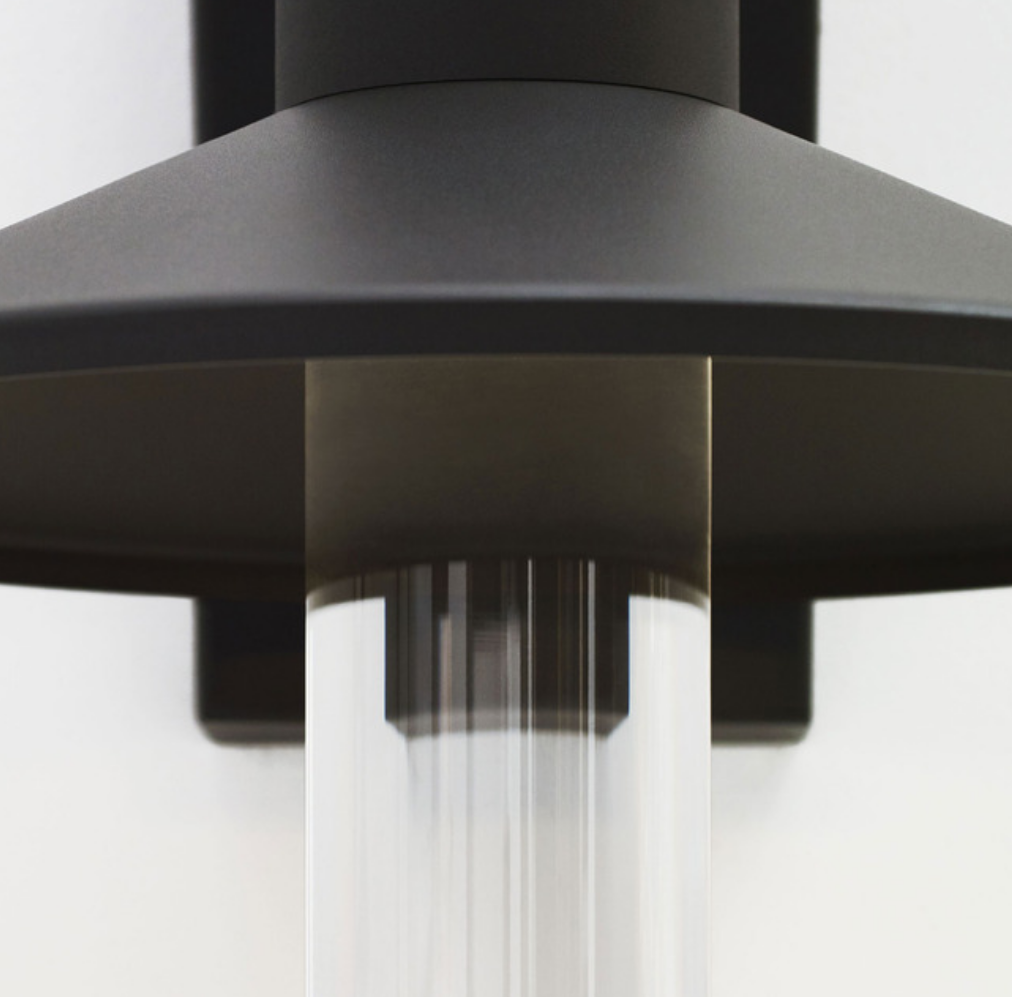 700Owashh Ash 8 Industrial Charcoal Sconce by Visual & Comfort & Co