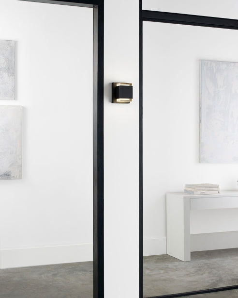 Visual Comfort Modern Bronze Outdoor Sconce Voto 6 2700K 4000K Led 3000K