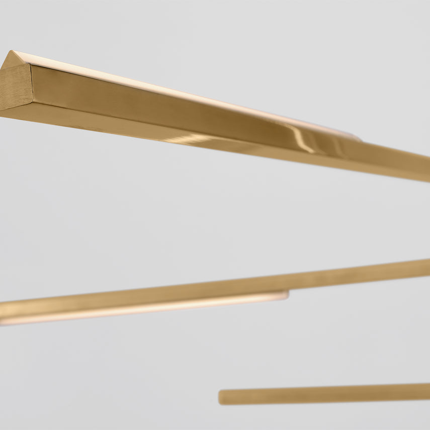 Cityscape Grande LED Chandelier Brass by Visual & Comfort & Co