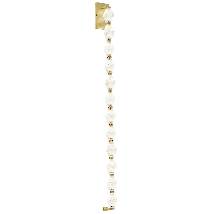 Collier 40-inch LED Crystal Wall Sconce by Visual & Comfort & Co