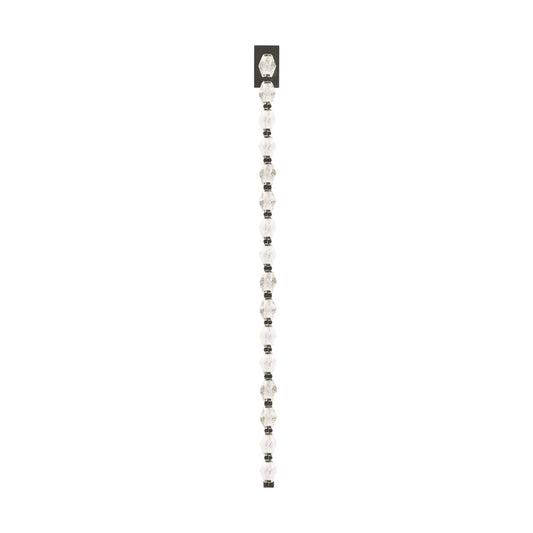 Vertical Crystal LED Wall Lighting 53-inch by Visual & Comfort & Co
