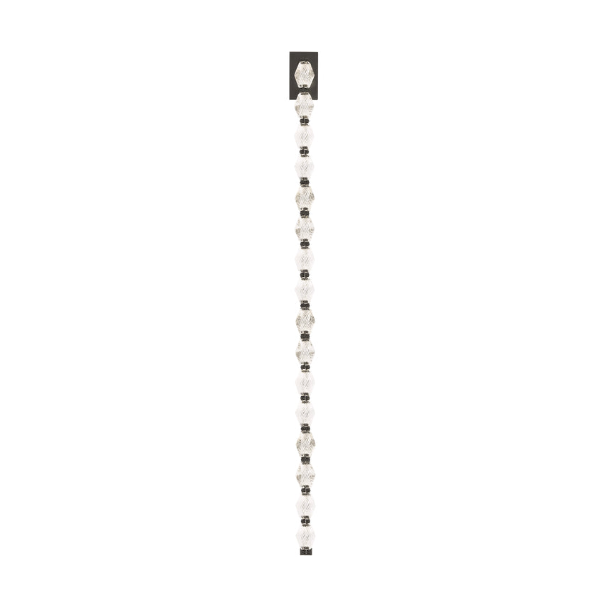 Vertical Crystal LED Wall Lighting 53-inch by Visual & Comfort & Co