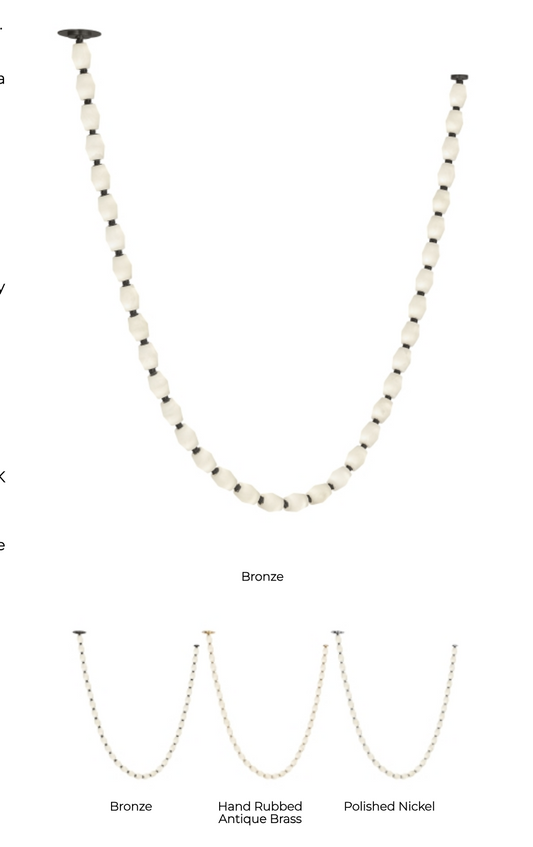 Visual Comfort Collier Alabaster 108, on a white background