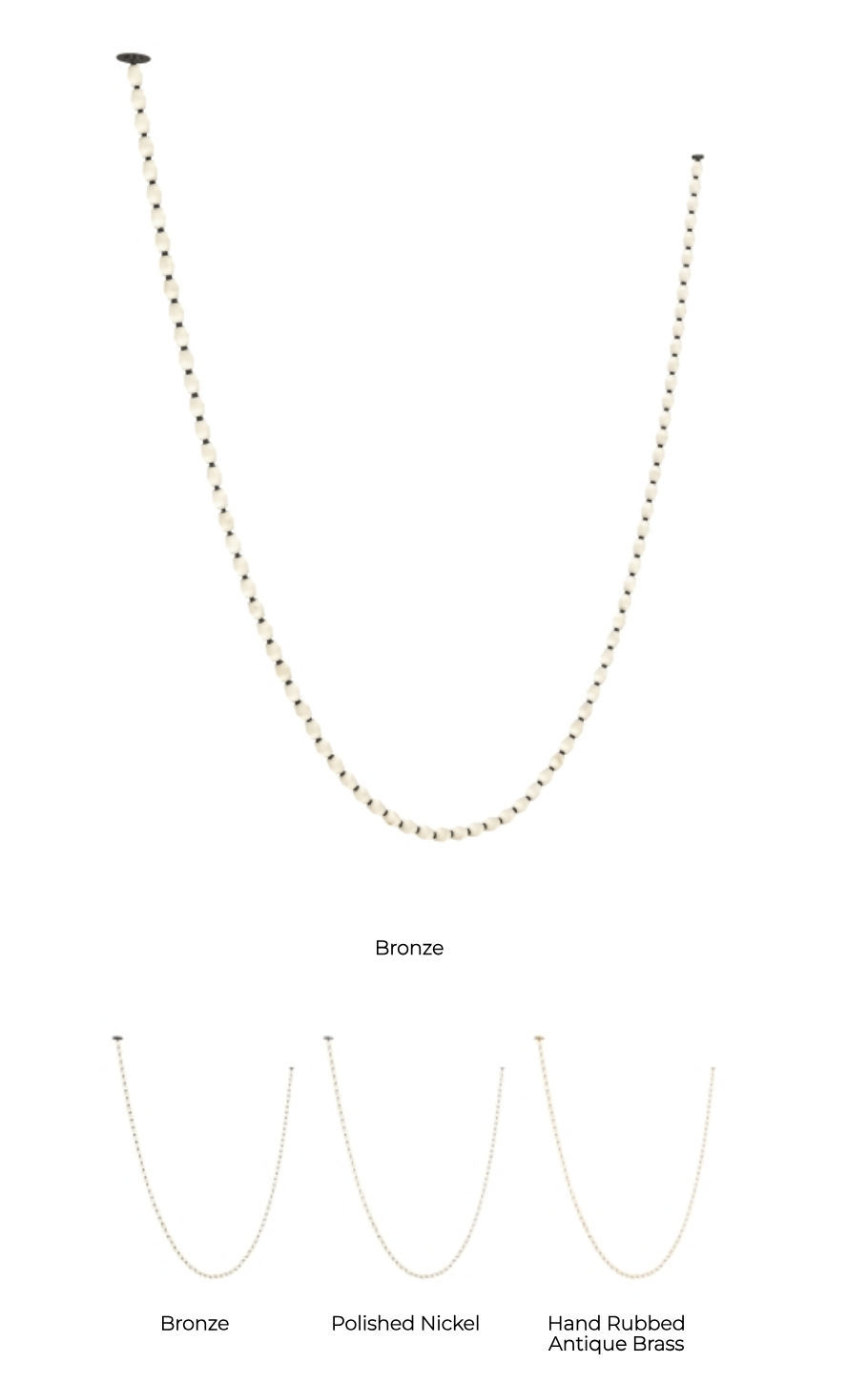 Alabaster LED Chandelier & Collier 240 by Visual & Comfort & Co