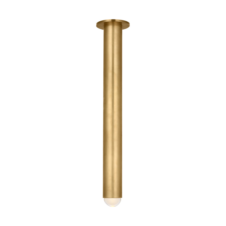 Brass Crystal 24-inch Ebell Flush Mount Light Kwfm308 by Visual & Comfort & Co