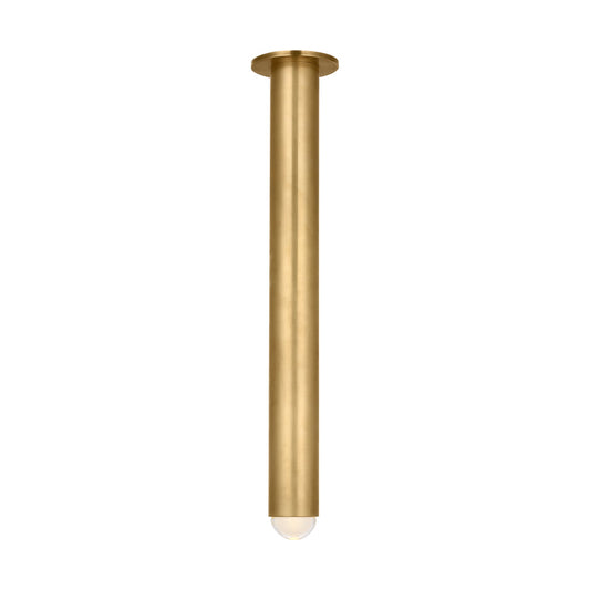Brass Crystal 24-inch Ebell Flush Mount Light Kwfm308 by Visual & Comfort & Co