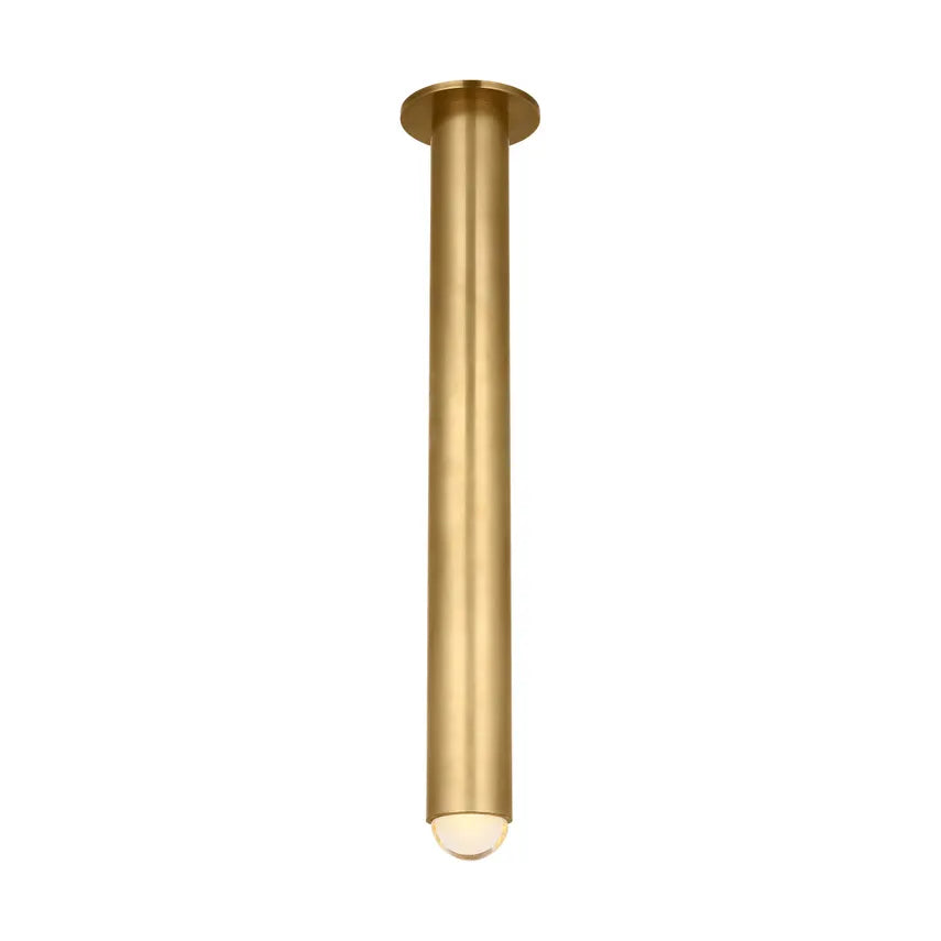 Brass Crystal 24-inch Ebell Flush Mount Light Kwfm308 by Visual & Comfort & Co