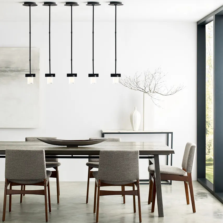 Esfera Small Pendant Brass Black by Visual & Comfort & Co