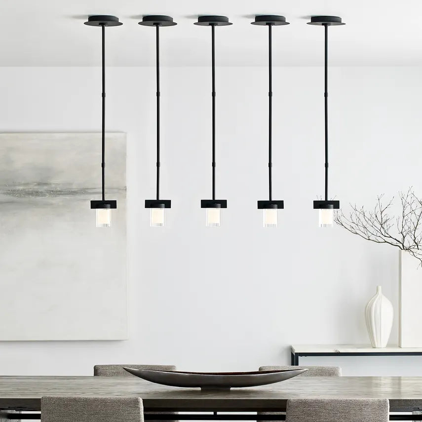 Esfera Small Pendant Brass Black by Visual & Comfort & Co