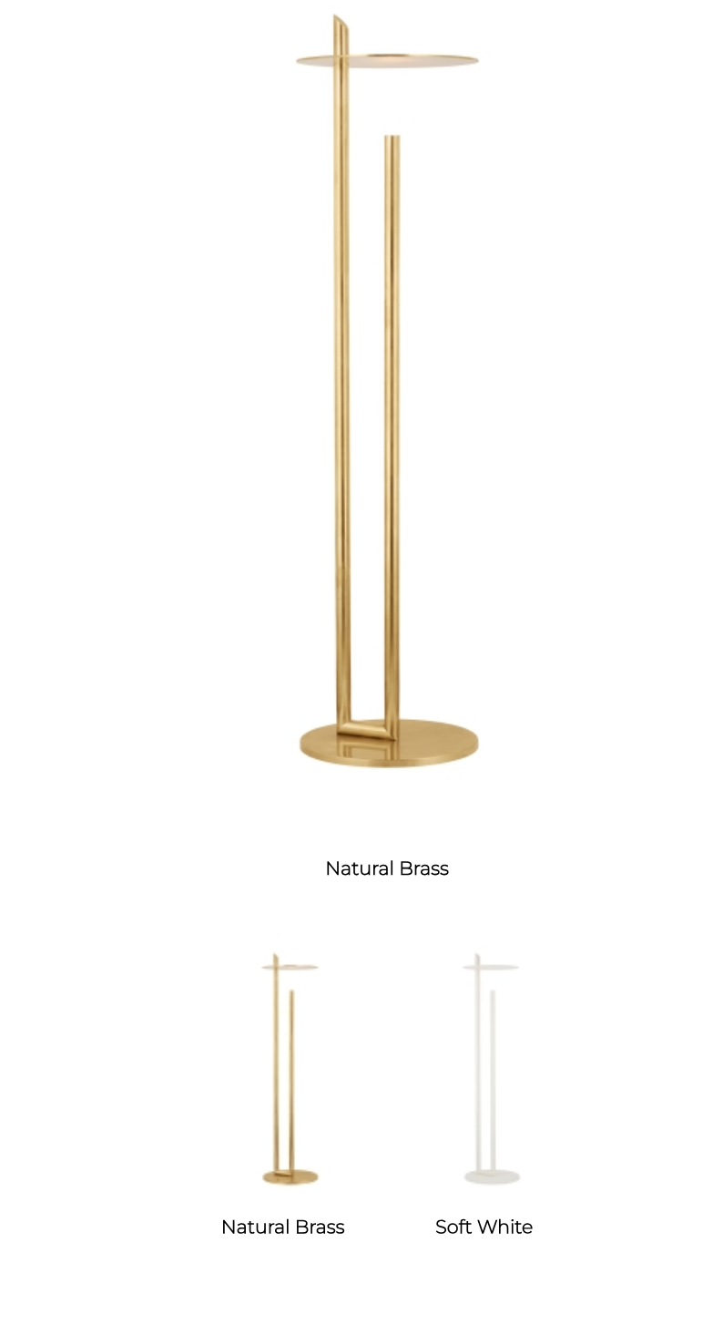 65-inch LED Floor Lamp Fielle by Visual & Comfort & Co