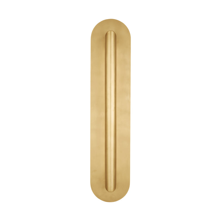 Fielle 23-inch LED Wall Sconce Natural Brass Soft White by Visual & Comfort & Co