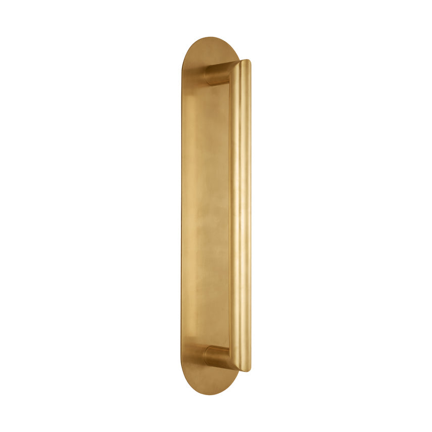 Fielle 23-inch LED Wall Sconce Natural Brass Soft White by Visual & Comfort & Co