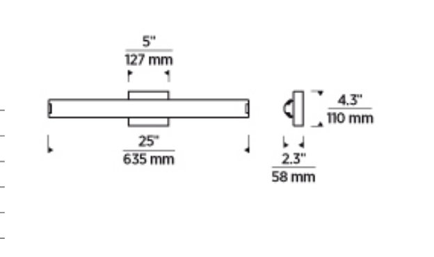 Finn 25-inch LED Bath Bar Light by Visual & Comfort & Co