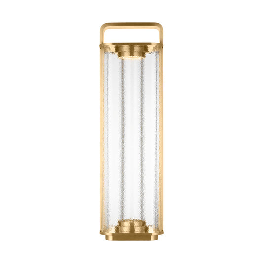 Rechargeable Indoor Outdoor Brass Lantern Flacara by Visual & Comfort & Co