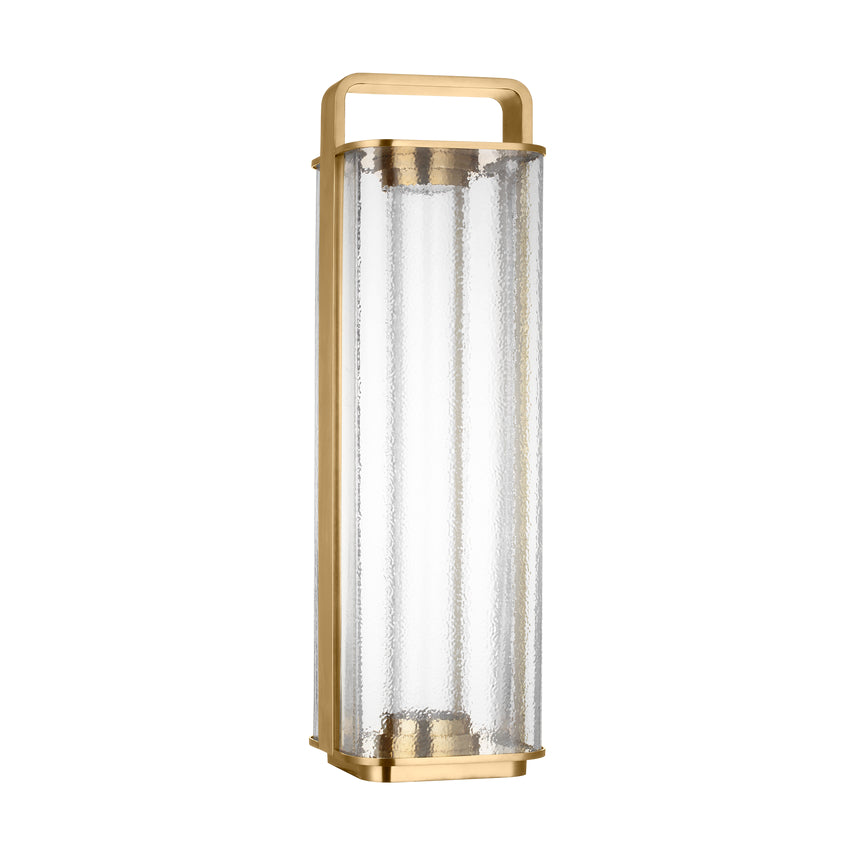 Rechargeable Indoor Outdoor Brass Lantern Flacara by Visual & Comfort & Co