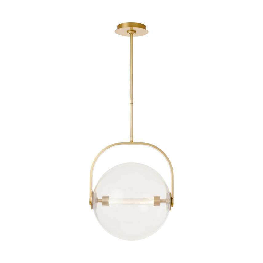 Brass Glass Pendant Light Fues 14 8 by Visual & Comfort & Co