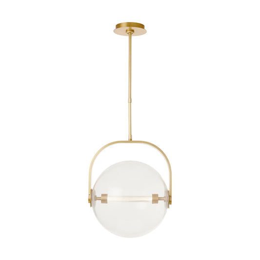 Brass Glass Pendant Light Fues 14 8 by Visual & Comfort & Co