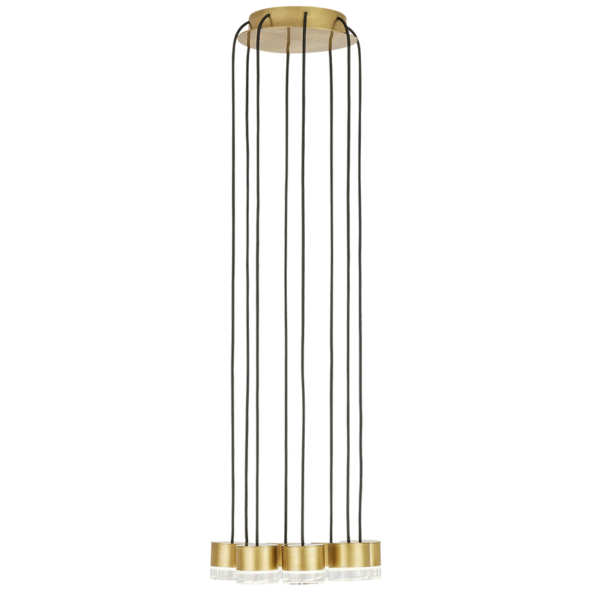 8 Light LED Pendant Chandelier Gable by Visual & Comfort & Co