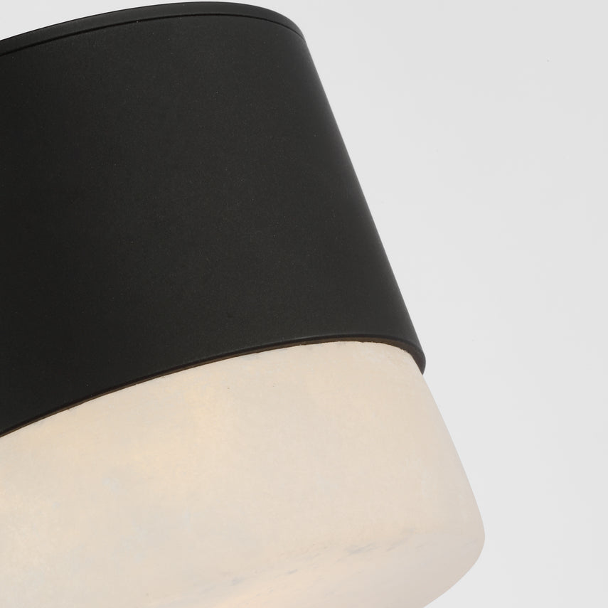 Small LED Alabaster Hanging Light Gable 2 5-inch by Visual & Comfort & Co