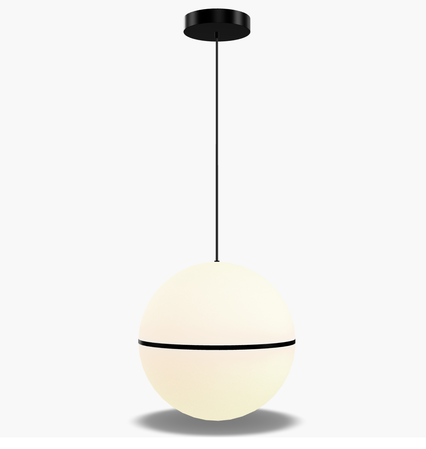 Hanea 18-inch Globe Pendant Light by Visual & Comfort & Co