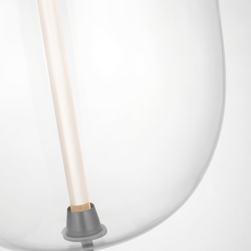 Heian 13-inch Hand Blown Glass LED Pendant by Visual & Comfort & Co