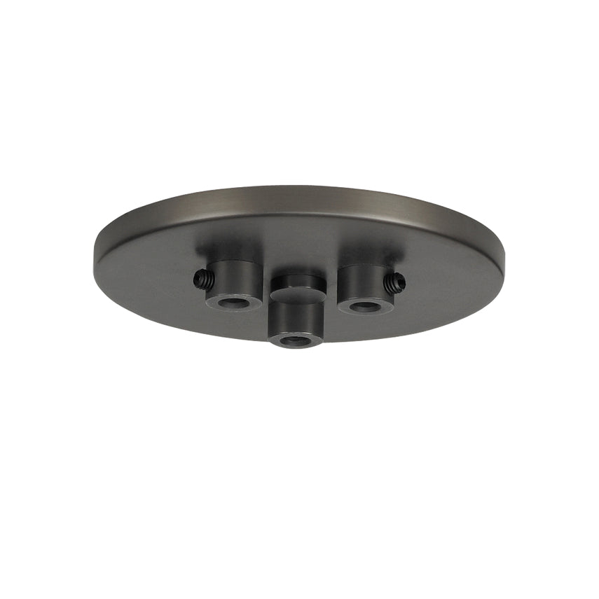 Line Voltage Mini Canopy 3 Port Round by Visual & Comfort & Co