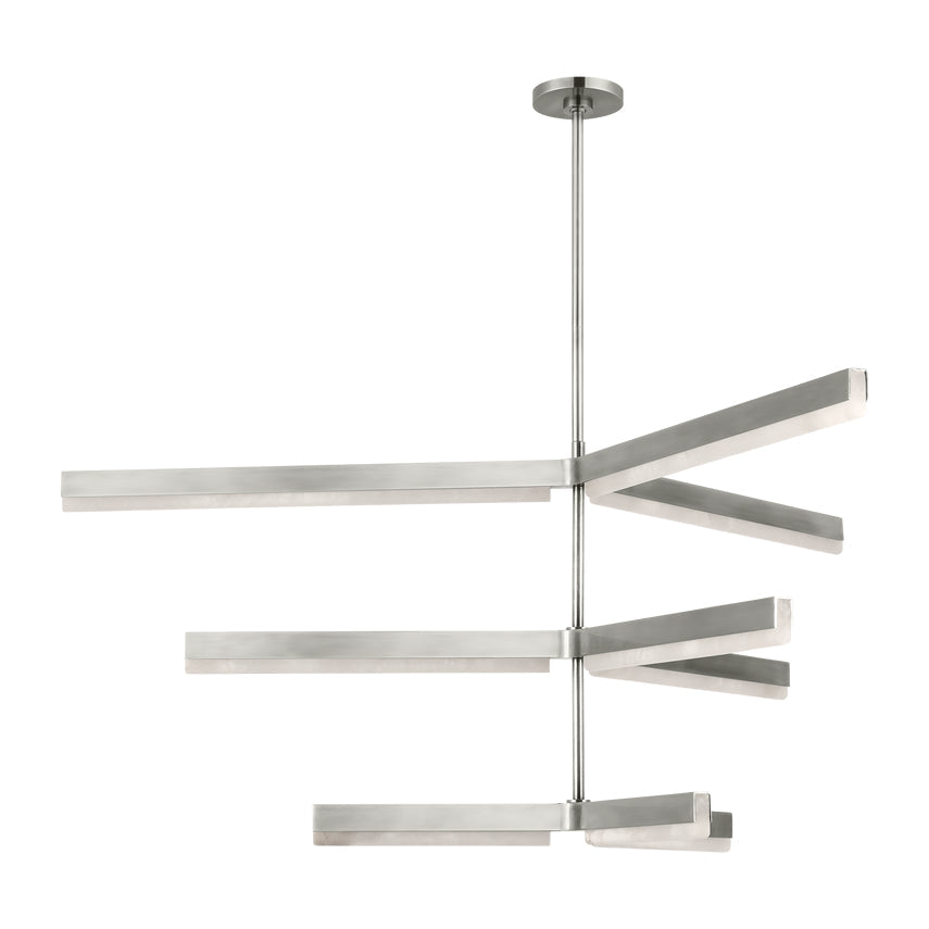 Linea 56In Antique Brass Chandelier by Visual & Comfort & Co