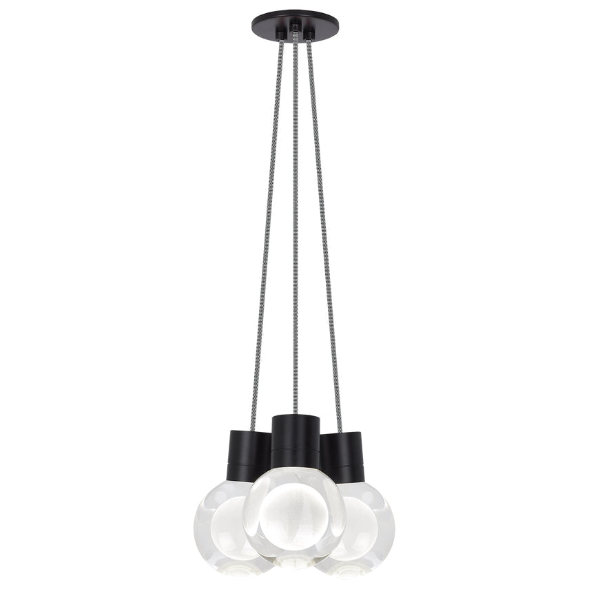 Visual Comfort Mina 3 Light 700Tdminap3 Led Pendant Natural Brass