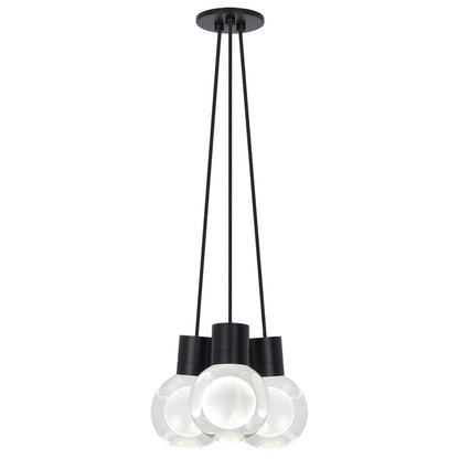 Visual Comfort Mina 3 Light 700Tdminap3 Led Pendant Black