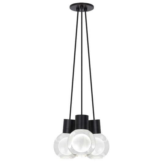 Visual Comfort Mina 3 Light 700Tdminap3 Led Pendant Black