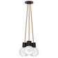 Visual Comfort Mina 3 Light 700Tdminap3 Led Pendant Natural Brass