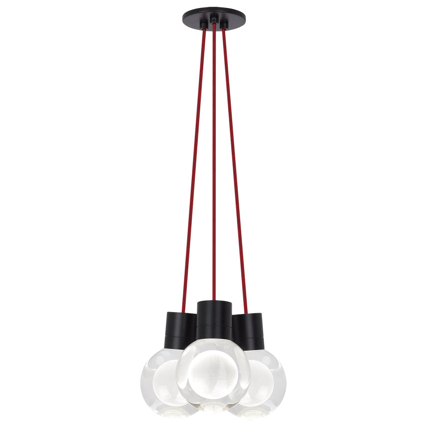 Visual Comfort Mina 3 Light 700Tdminap3 Led Pendant Black