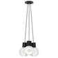 Visual Comfort Mina 3 Light 700Tdminap3 Led Pendant Black