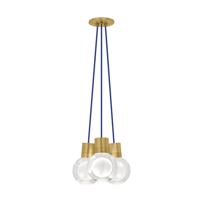 Mina 3 Light Crystal LED Chandelier by Visual & Comfort & Co