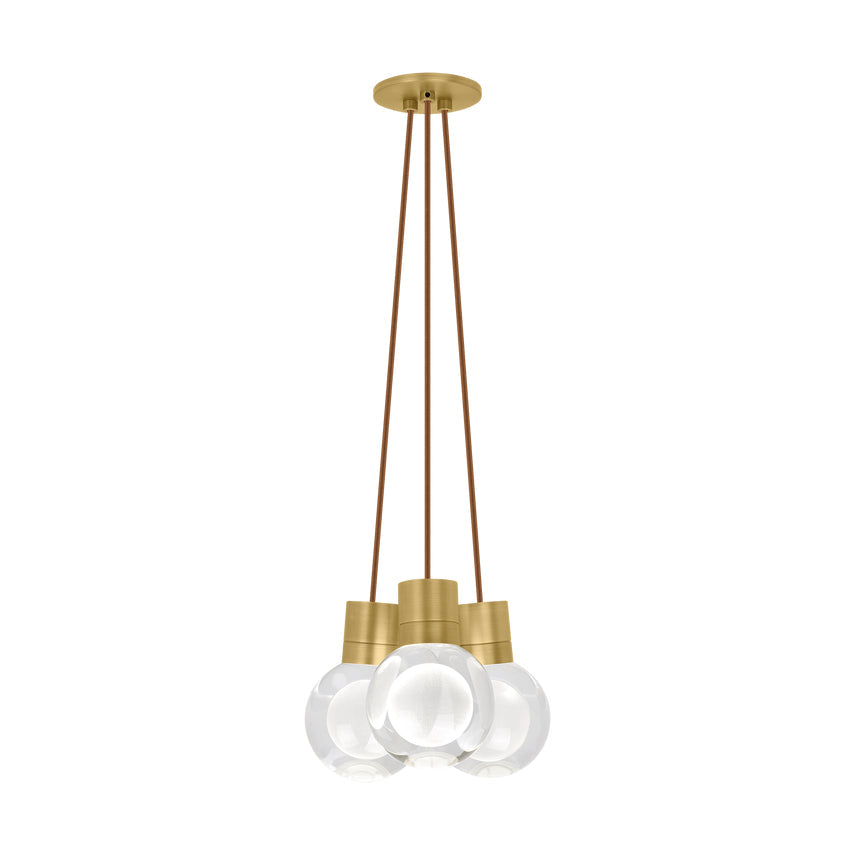 Mina 3 Light Crystal LED Chandelier by Visual & Comfort & Co