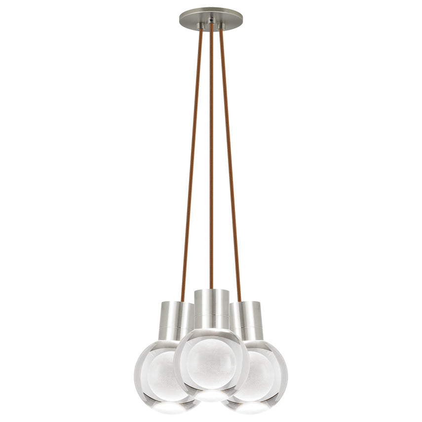 Mina 3 Light Crystal LED Chandelier by Visual & Comfort & Co