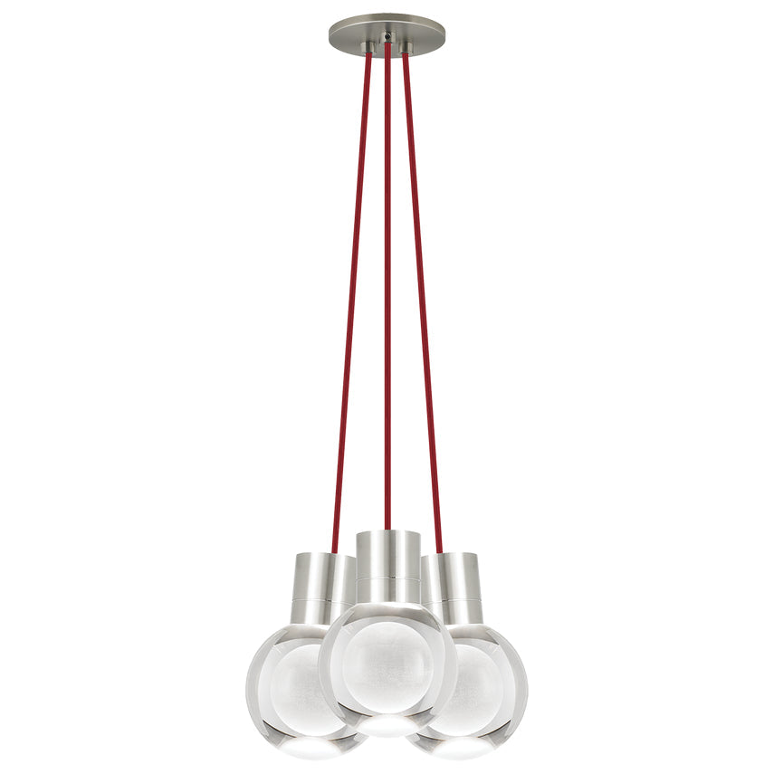 Mina 3 Light Crystal LED Chandelier by Visual & Comfort & Co